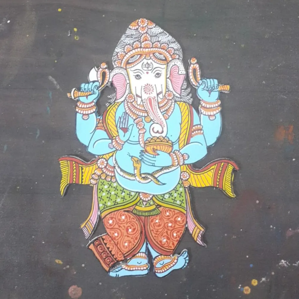 Ganesha Cutout 8 inches