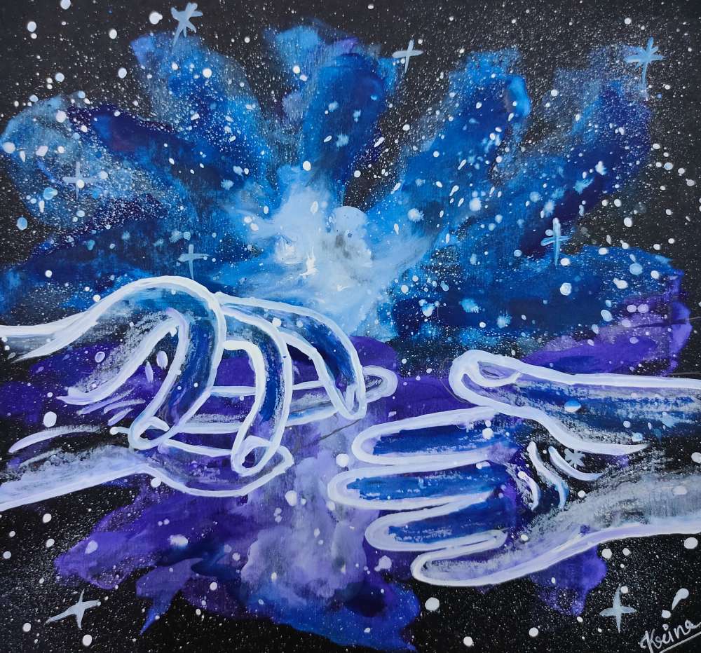 Galaxy painting