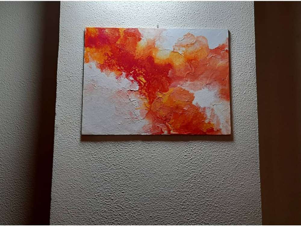 Fluid Art canvas Painting