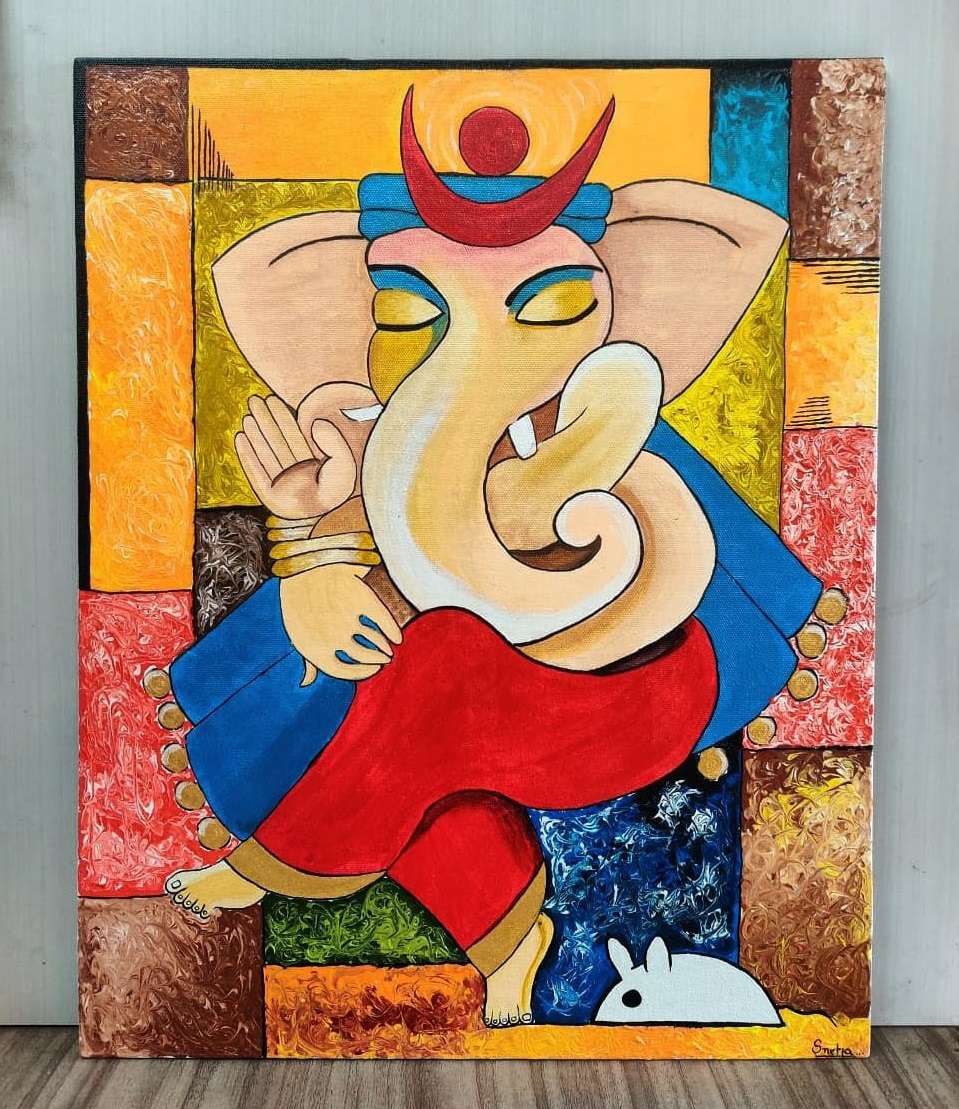 Ganpati Mandala Art