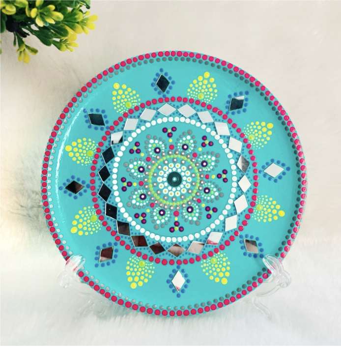 Turquoise wall plate