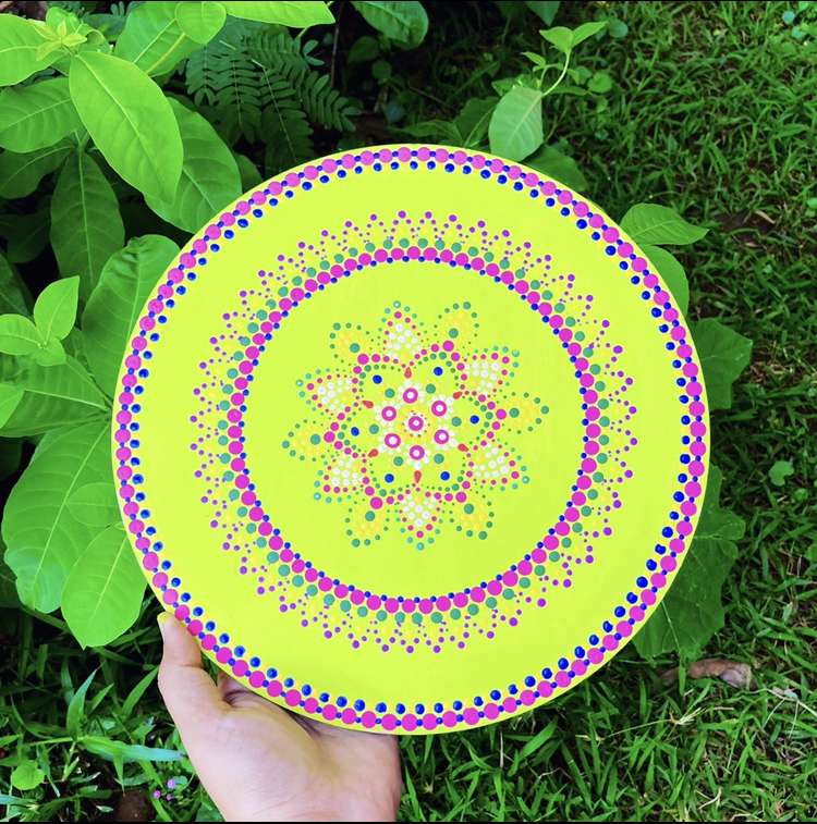 Leafy mandala