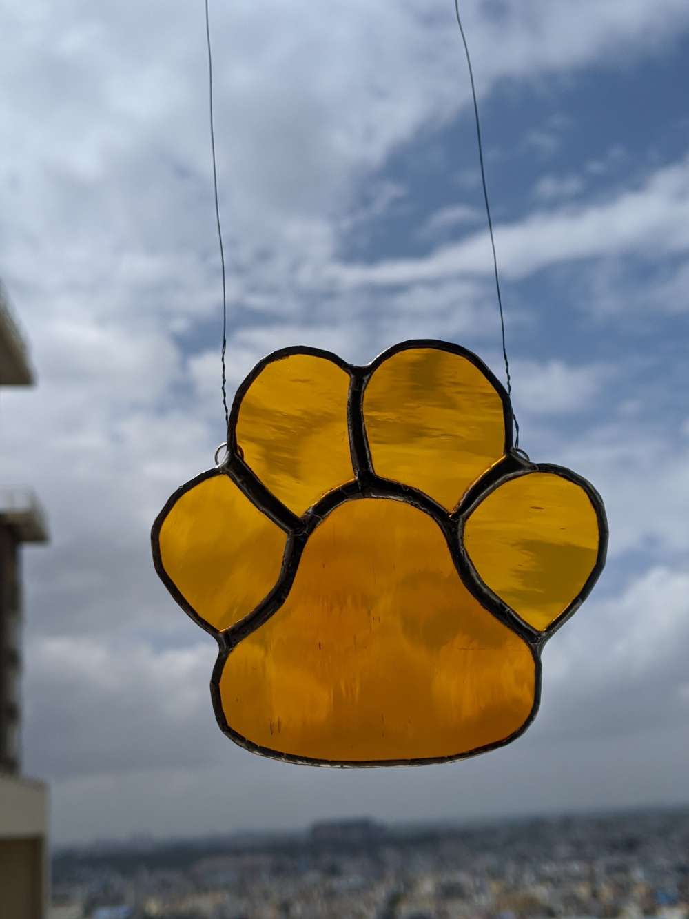 Dog paw hanging