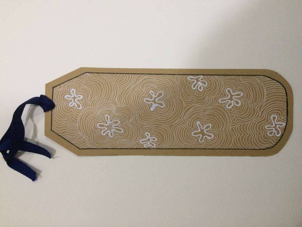 Line art bookmark