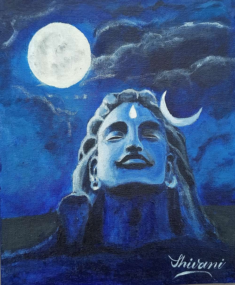 Adiyogi Mahadev Painting