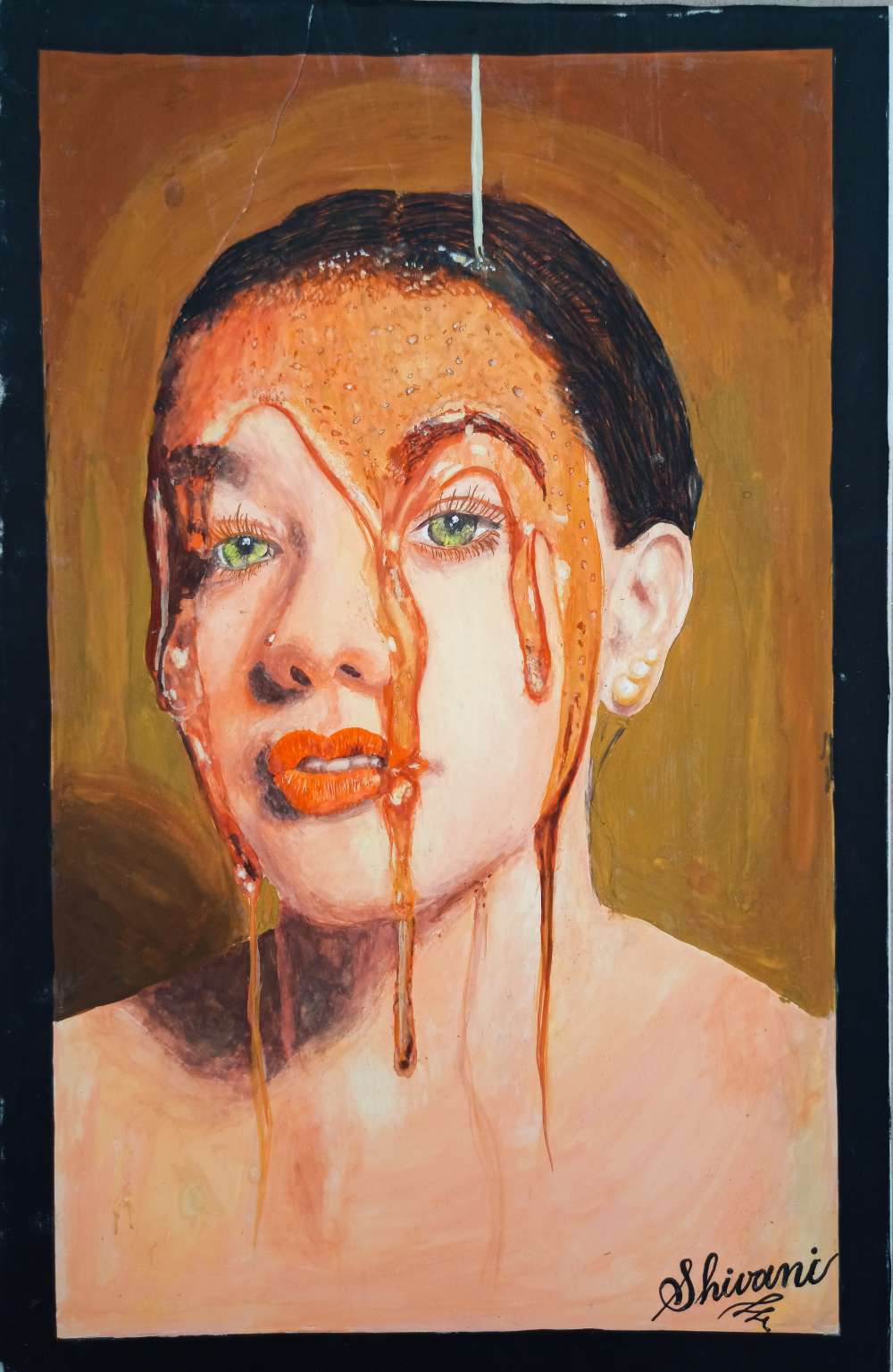 Honey girl painting