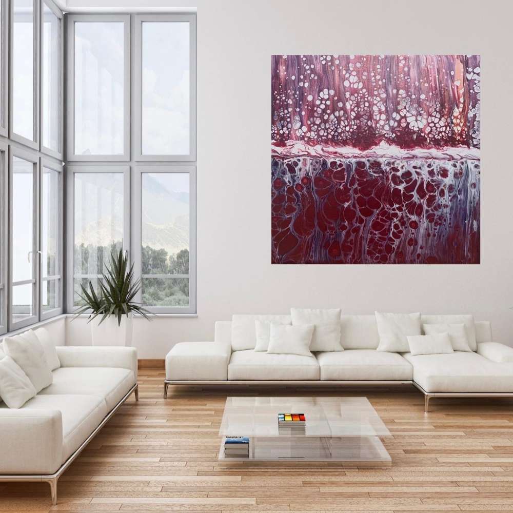 SCARLET Medium Grain Canvas