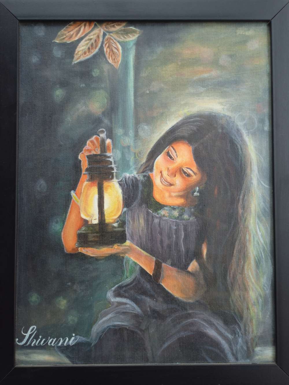 Oil colour Portrait of girl