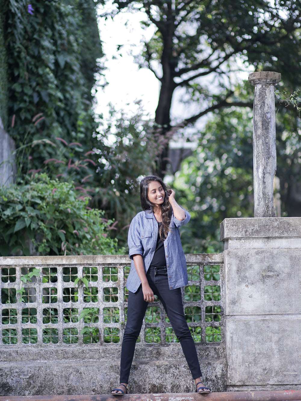 Handloom Denim Jacket