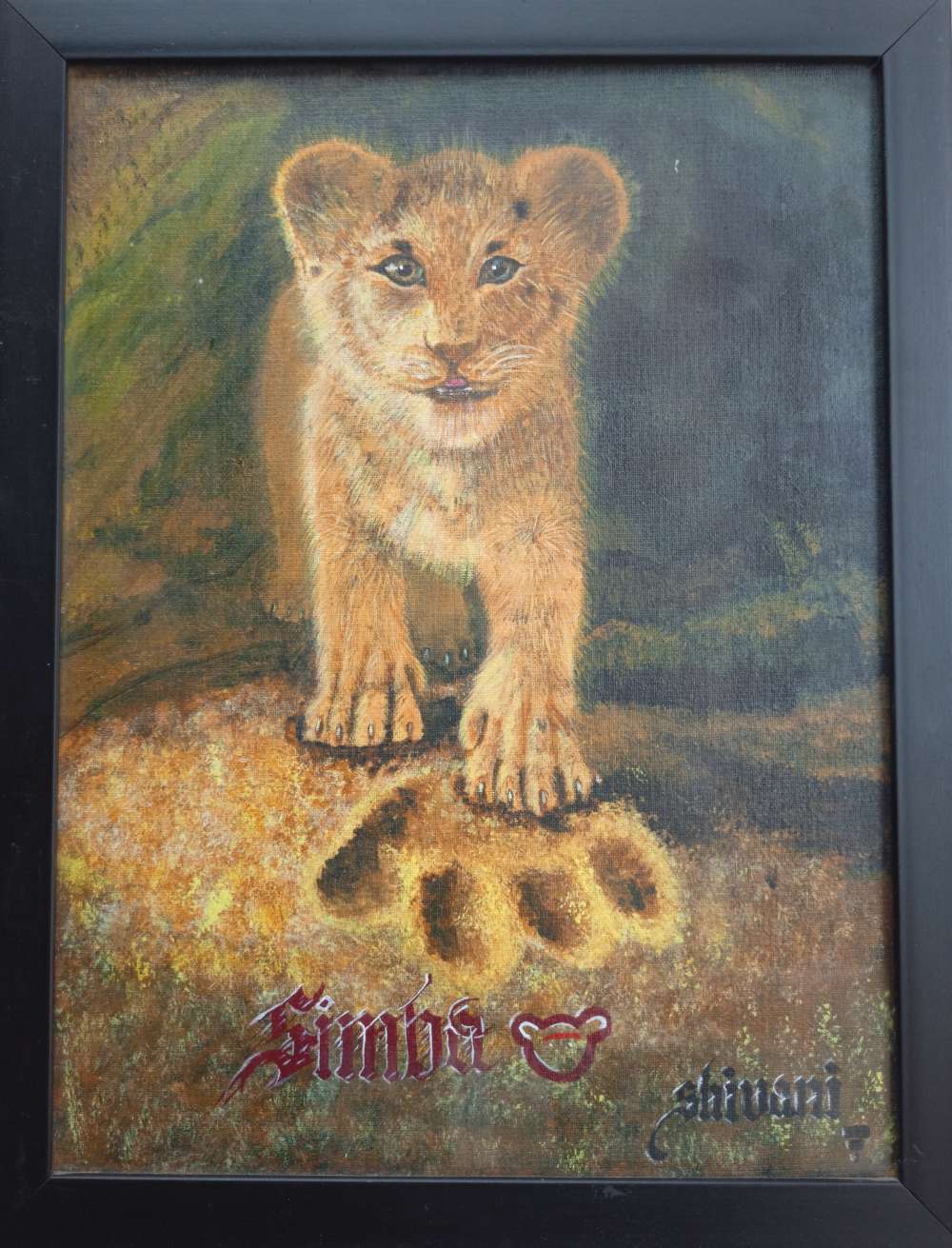 Lion King poster painting