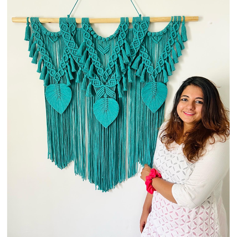 Large Tassel Wall Hanging Turquoise Knotmuch Large Tassel Wall Hanging Turquoise Knotmuch