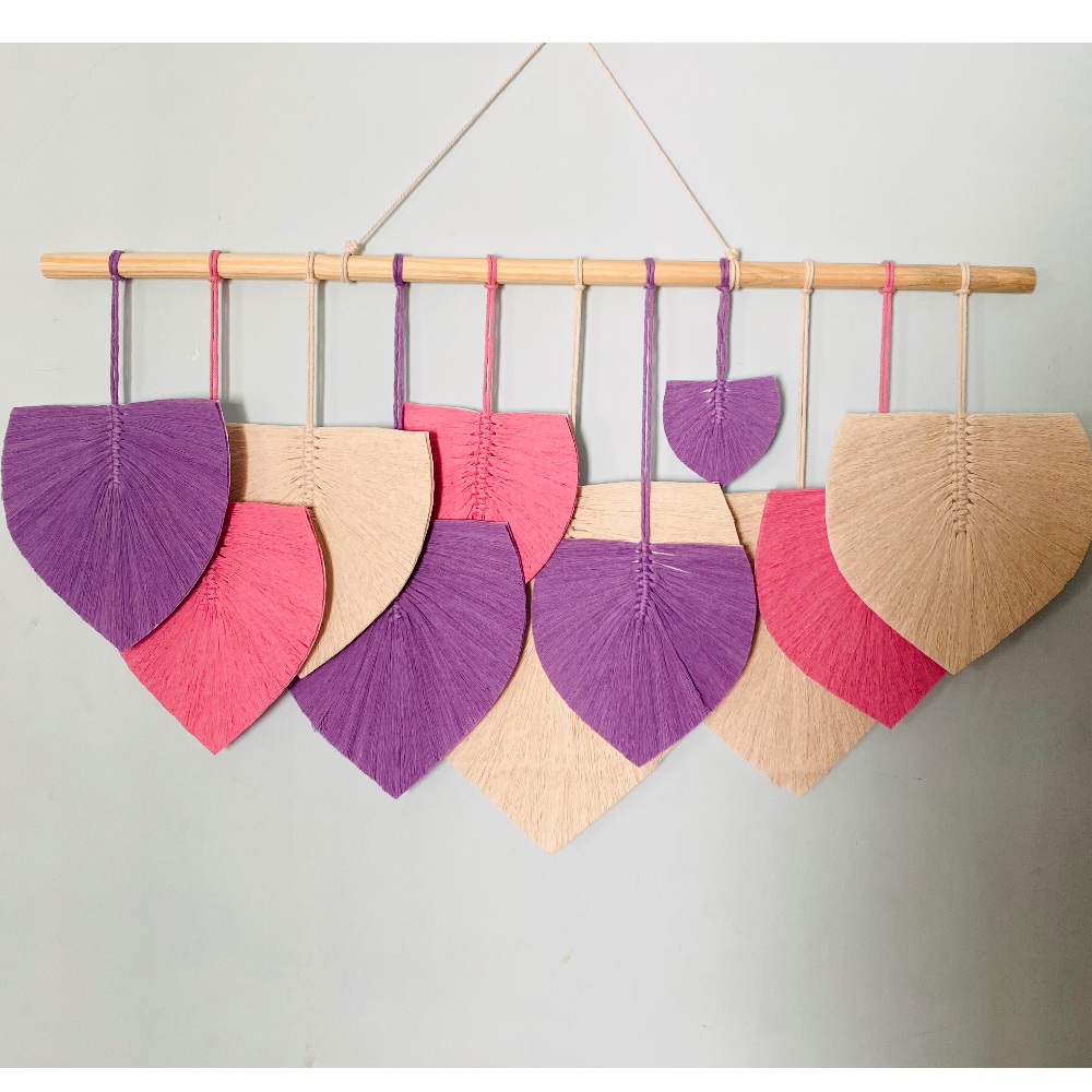 Feather Wall Hanging (11 Feathers/Option8) Knotmuch