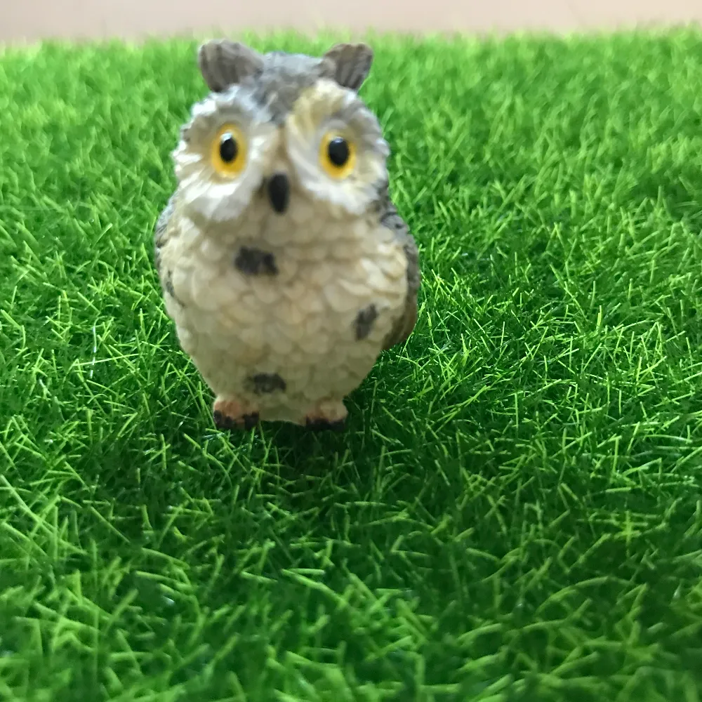 Miniature Owl Fairy Garden Toy-1 unit (per piece)