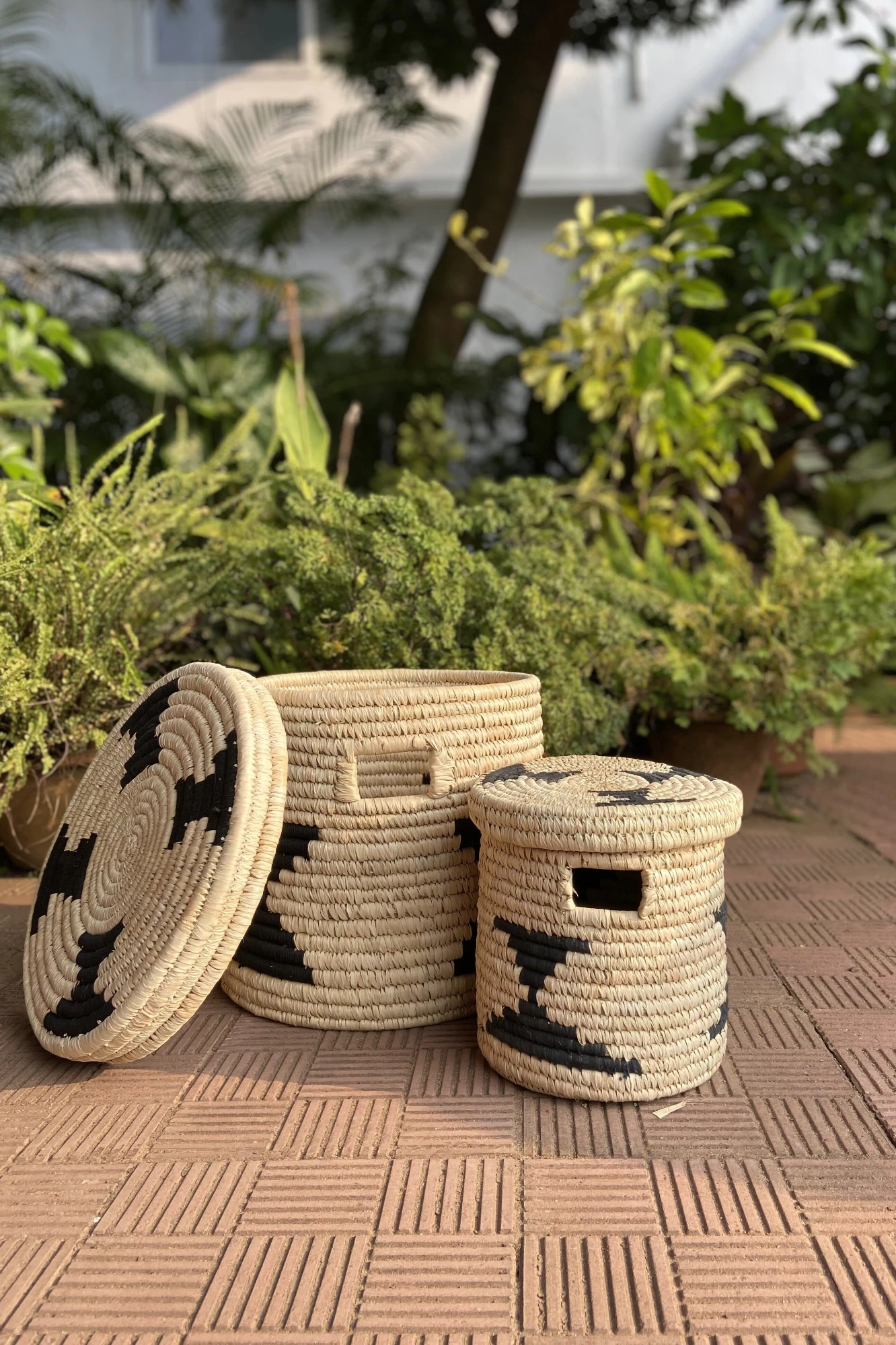 Date Palm Laundry Basket (set of 2)