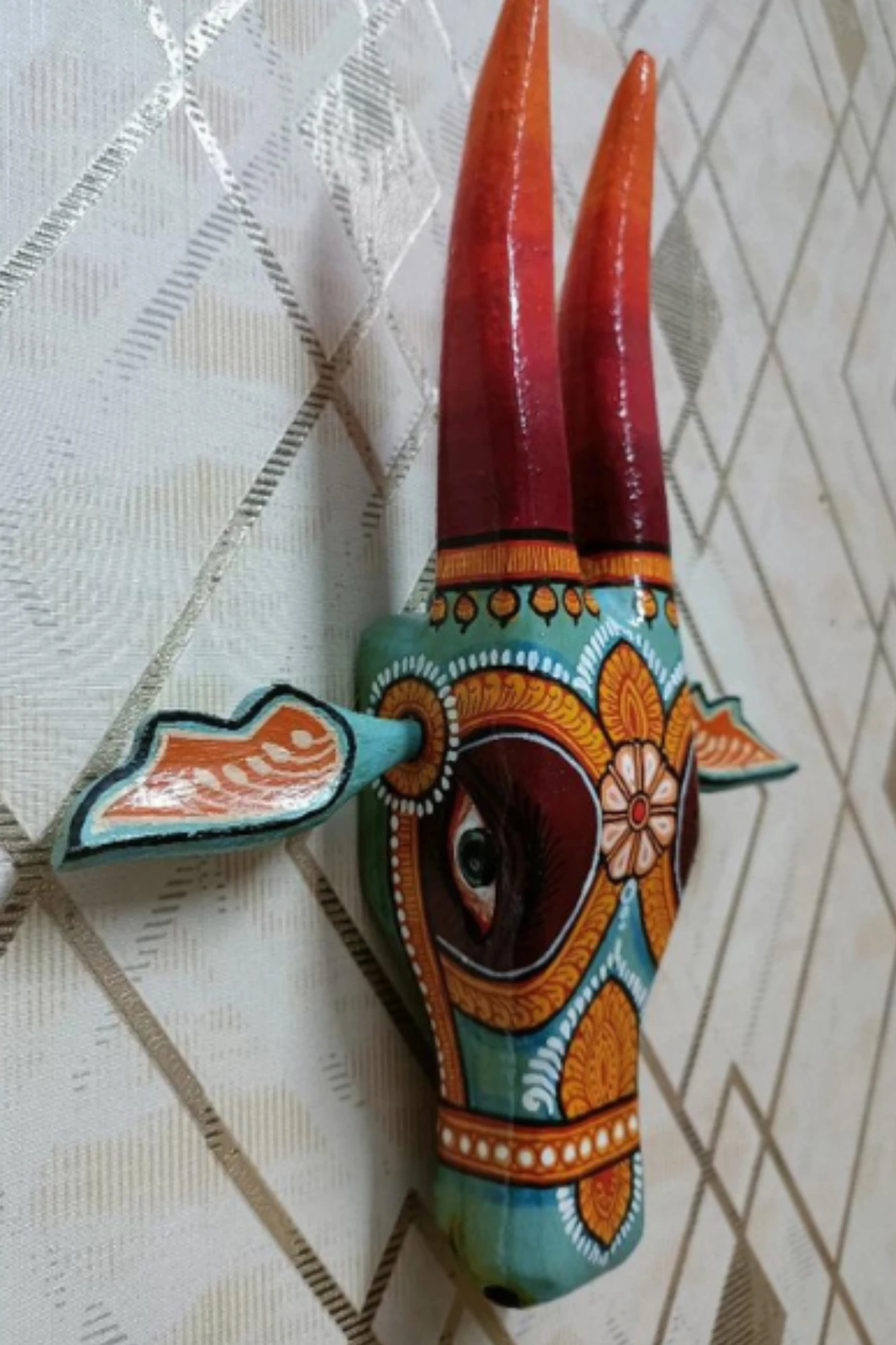 Pattachitra Cow Head