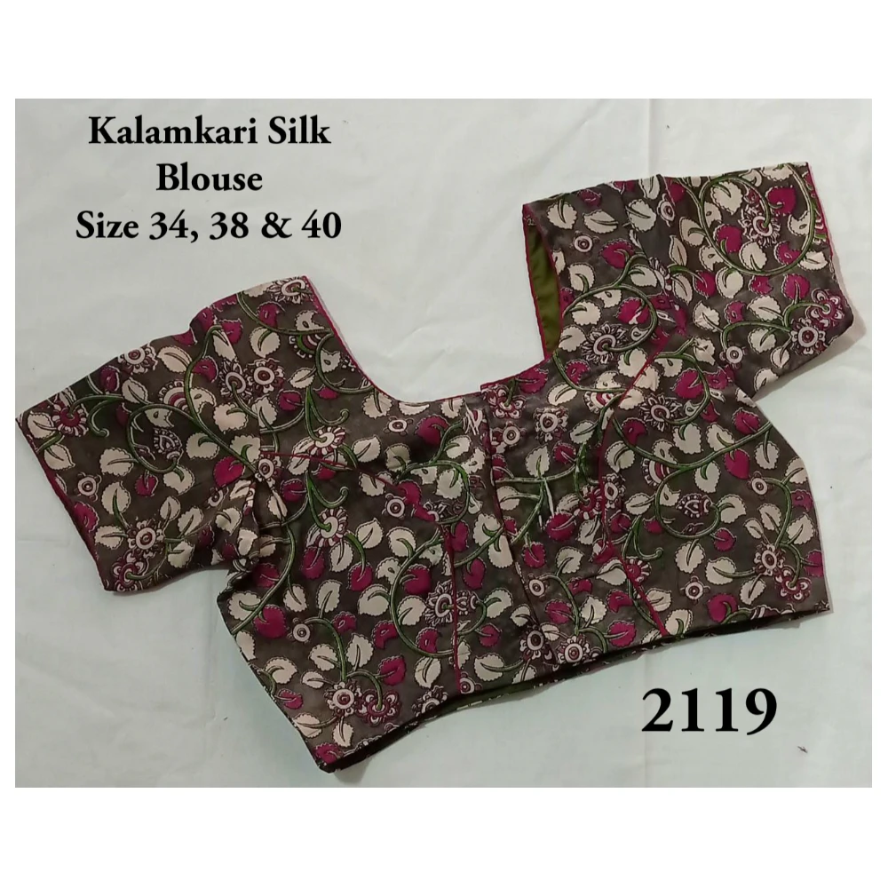 Kalamkari Cotton Puff Midi - KKMD07