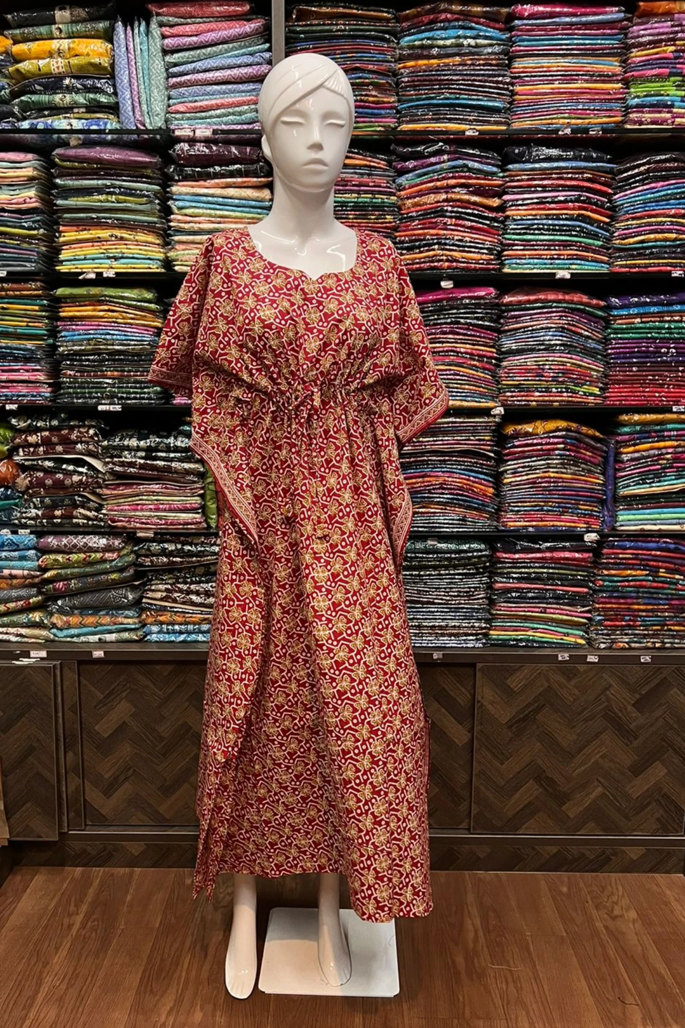 Jaipur Cotton Kaftan (XXL/Multicolor/Jaipur Cotton/Kaftan) kodhainighties