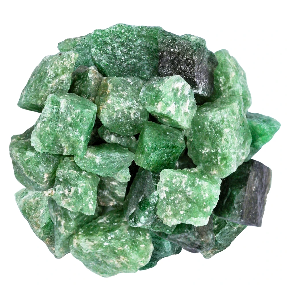 Raw Green Strawberry Quartz Crystals Crystals Amazing Gemstones INC