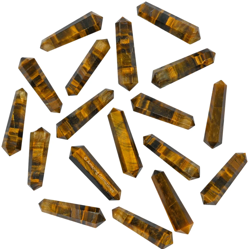 Tiger Eye Pencil Points (Double Terminated)