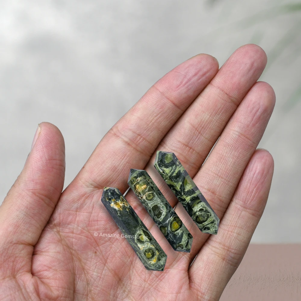 Kambaba Jasper Pencil Points (Double Terminated) (Set of 3)
