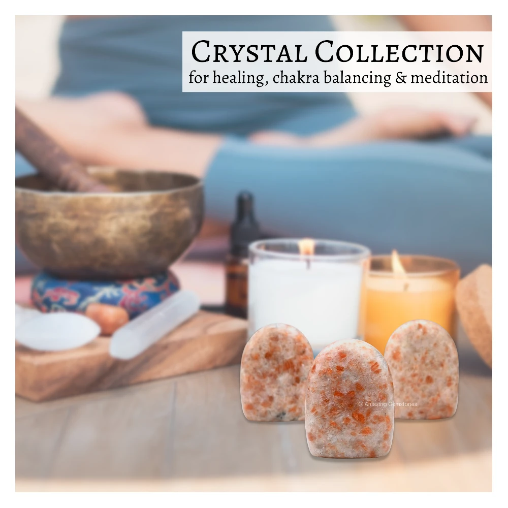 Sunstone Standing Palm Stone (Large)