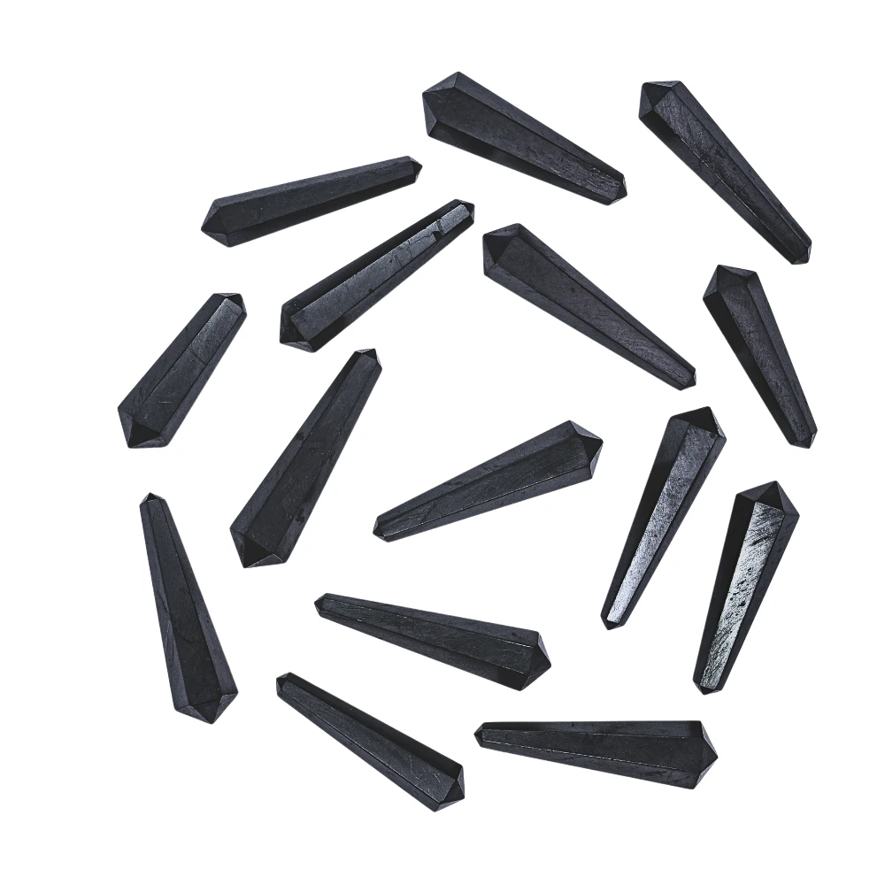 Shungite Pencil Points (Double Terminated)