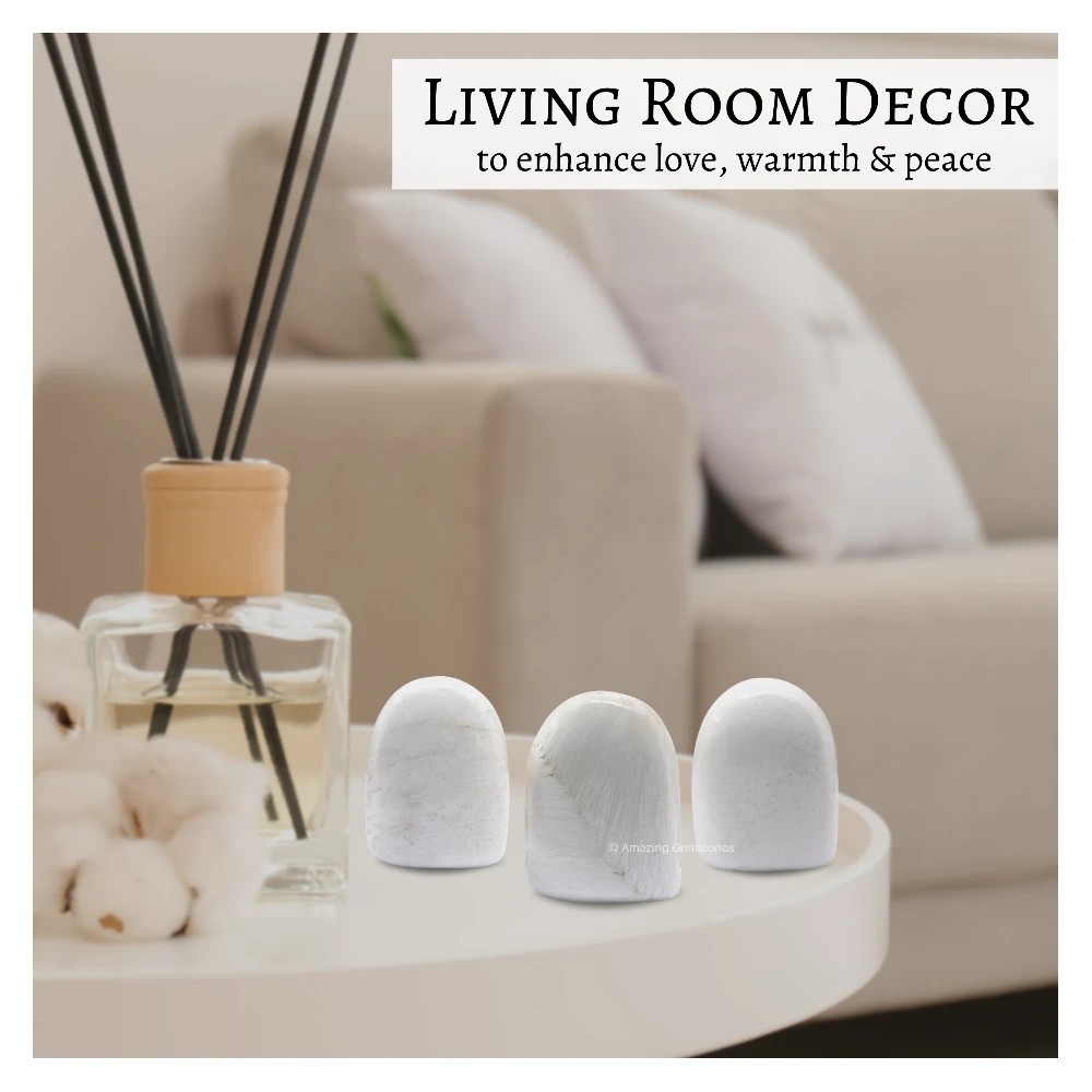 Scolecite Standing Palm Stone (Large)