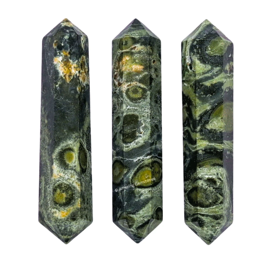 Kambaba Jasper Pencil Points (Double Terminated) (Set of 3)
