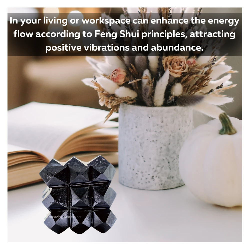 Shungite Cube Pyramid