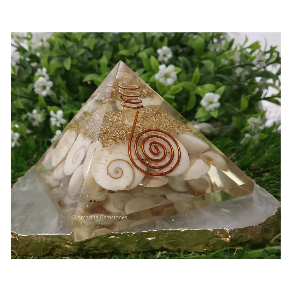 Gomti Chakra Orgone Pyramid