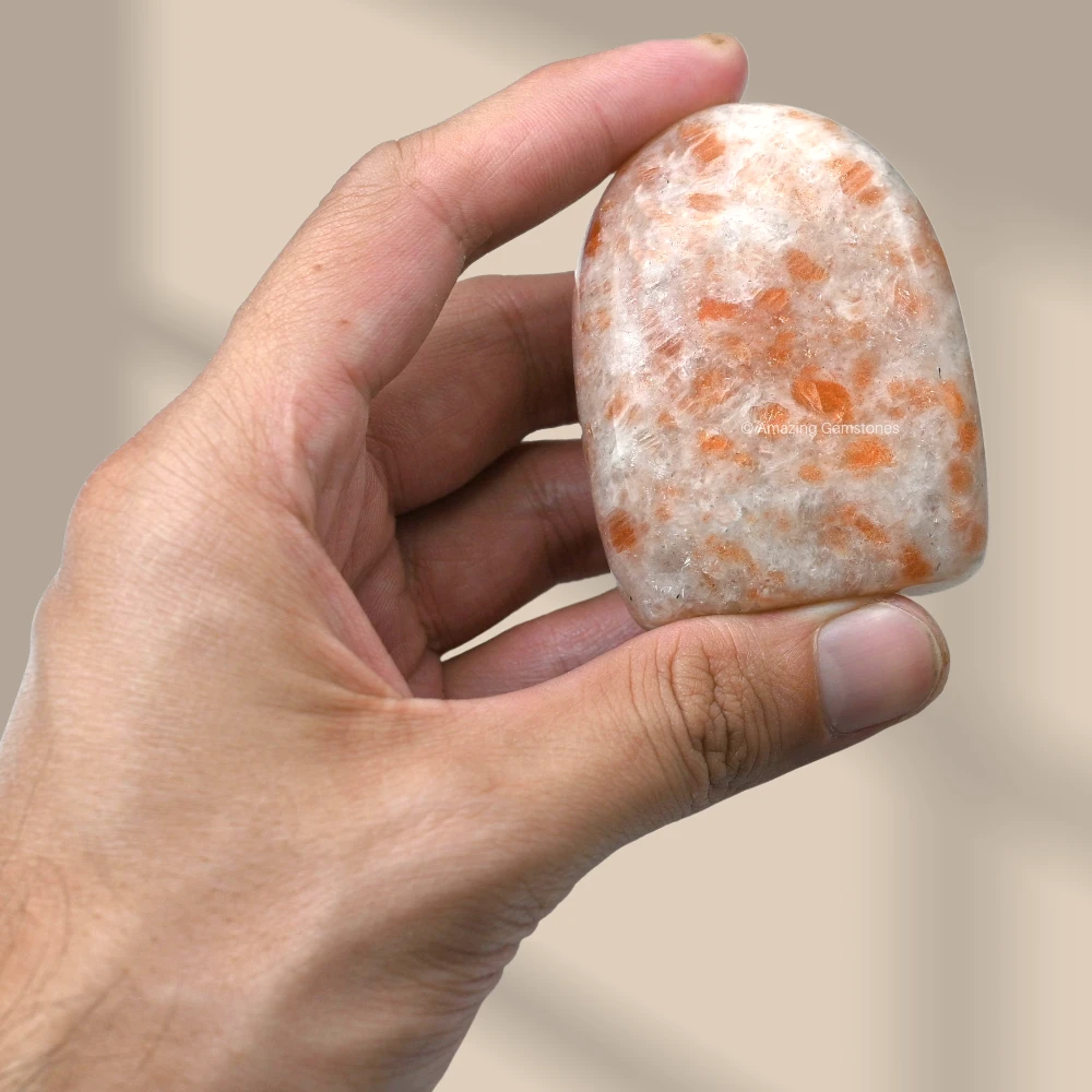 Sunstone Standing Palm Stone (Large)