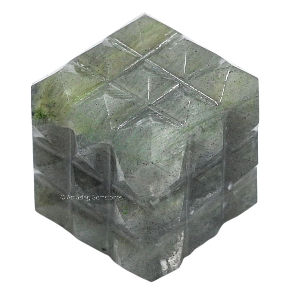 Aquamarine Cube Pyramid