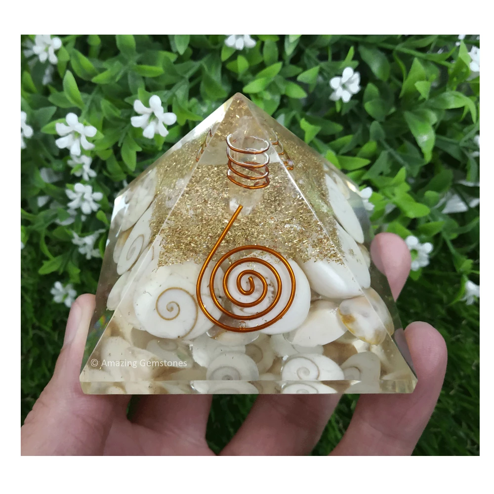 Gomti Chakra Orgone Pyramid
