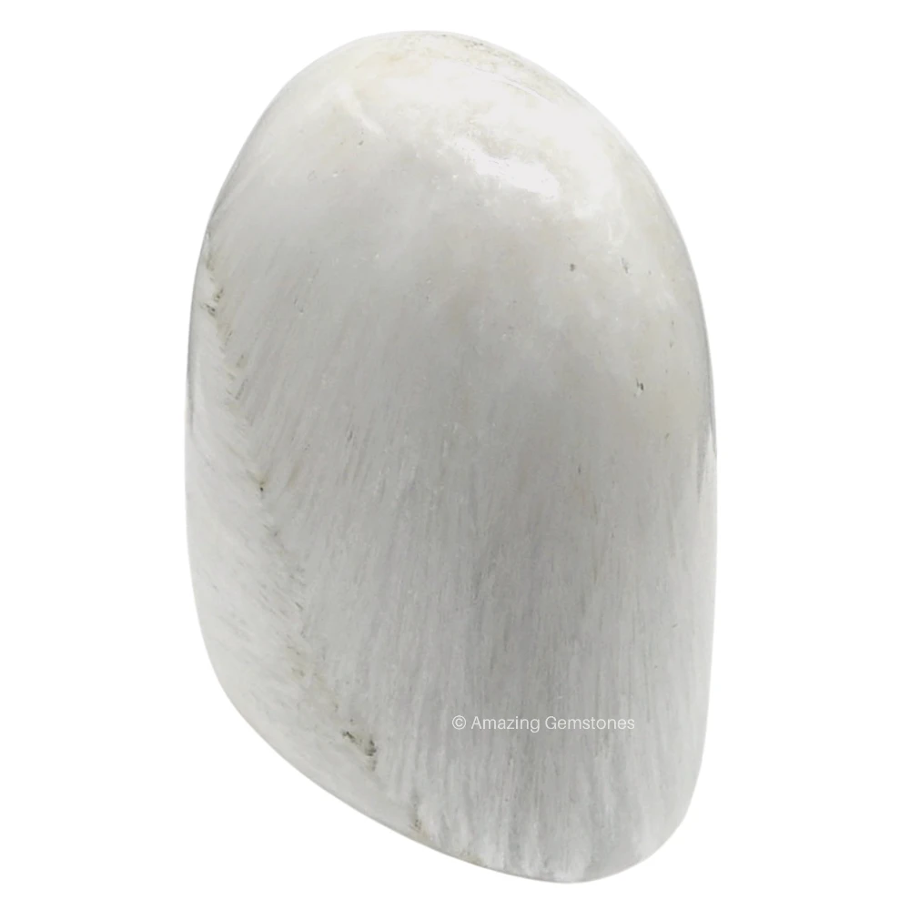 Scolecite Standing Palm Stone (Large)