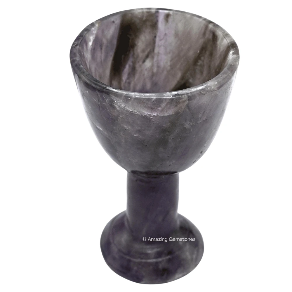 Amethyst Wine Glass
