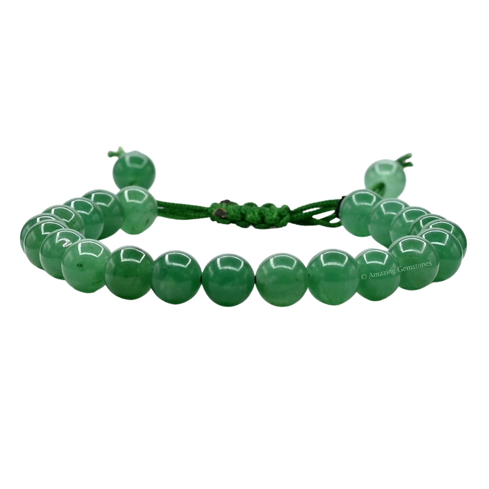 Green Aventurine Crystal Bracelet (Adjustable)