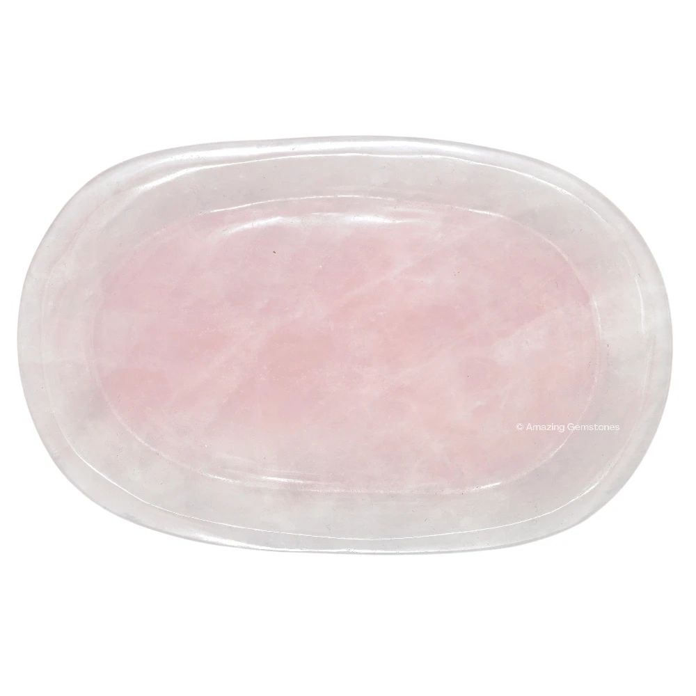 Rose Quartz Crystal Tray