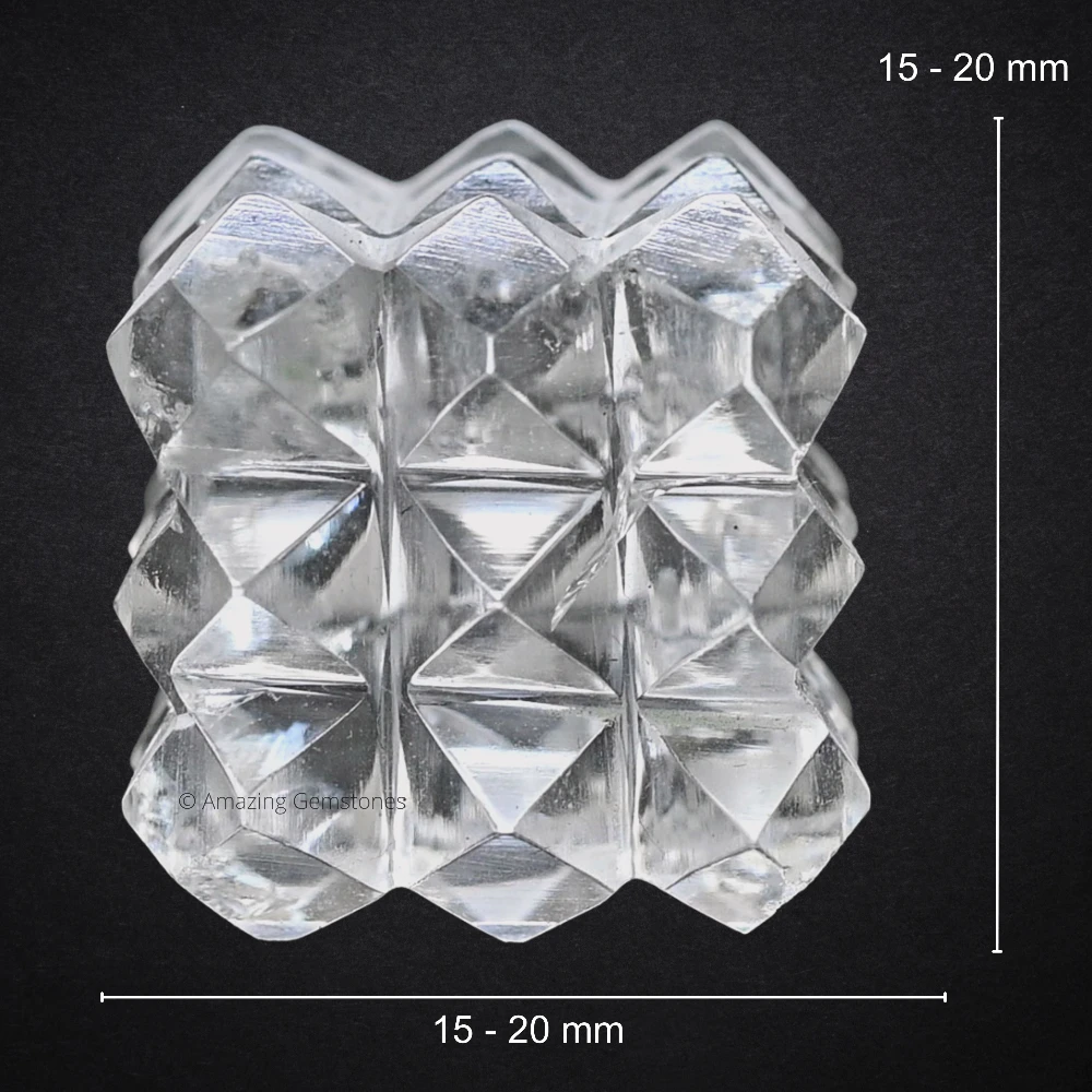 Clear Quartz Cube Pyramid