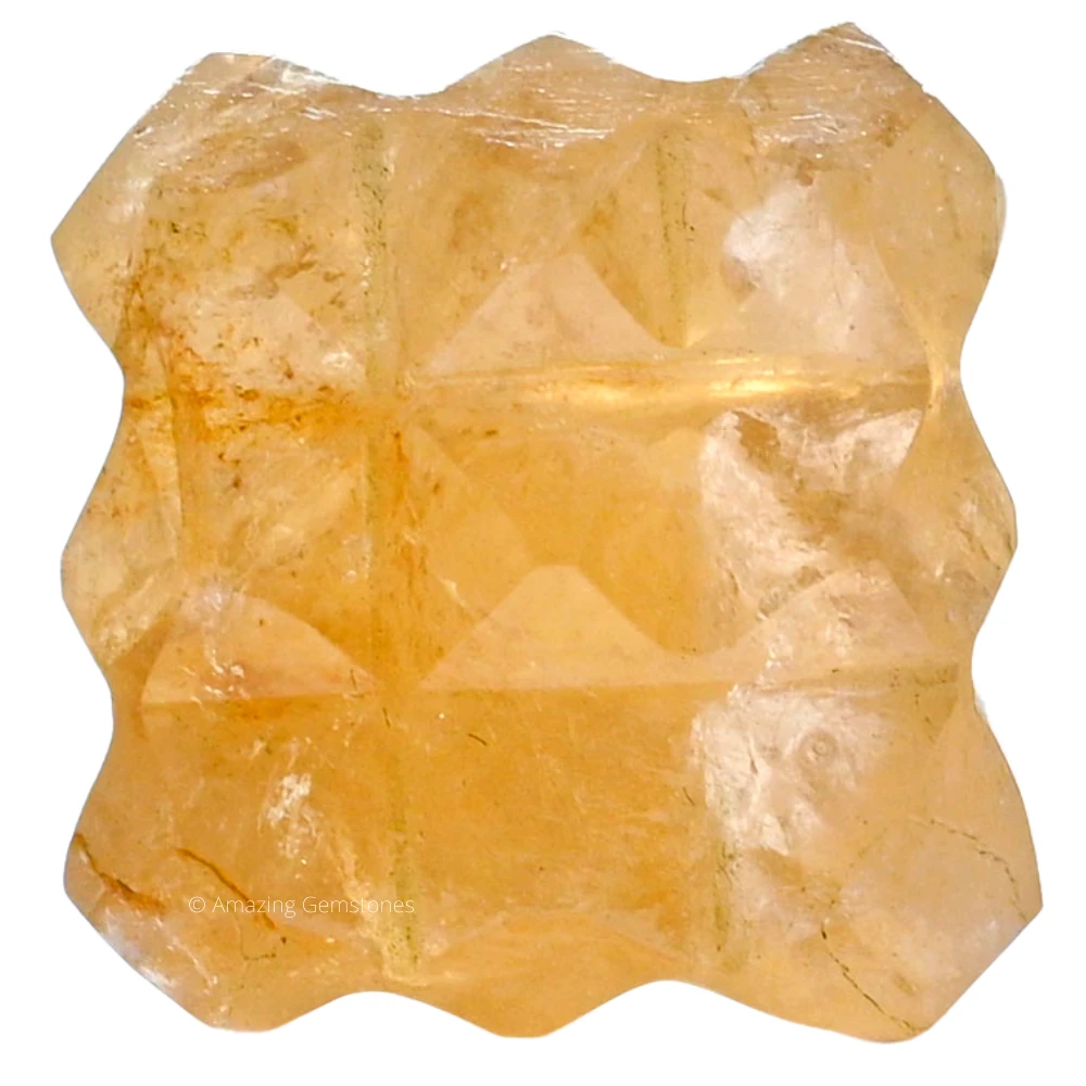 Citrine Cube Pyramid