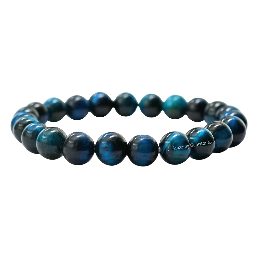 Light Blue Cat's Eye Bracelet (Strechable)