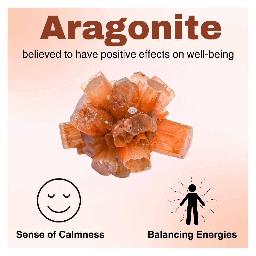 Aragonite Cluster Raw Crystals (2 Pieces)