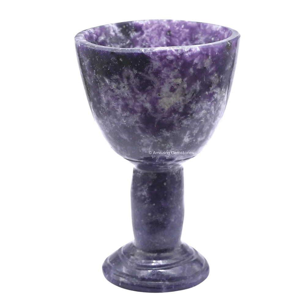 Lepidolite Wine Glass