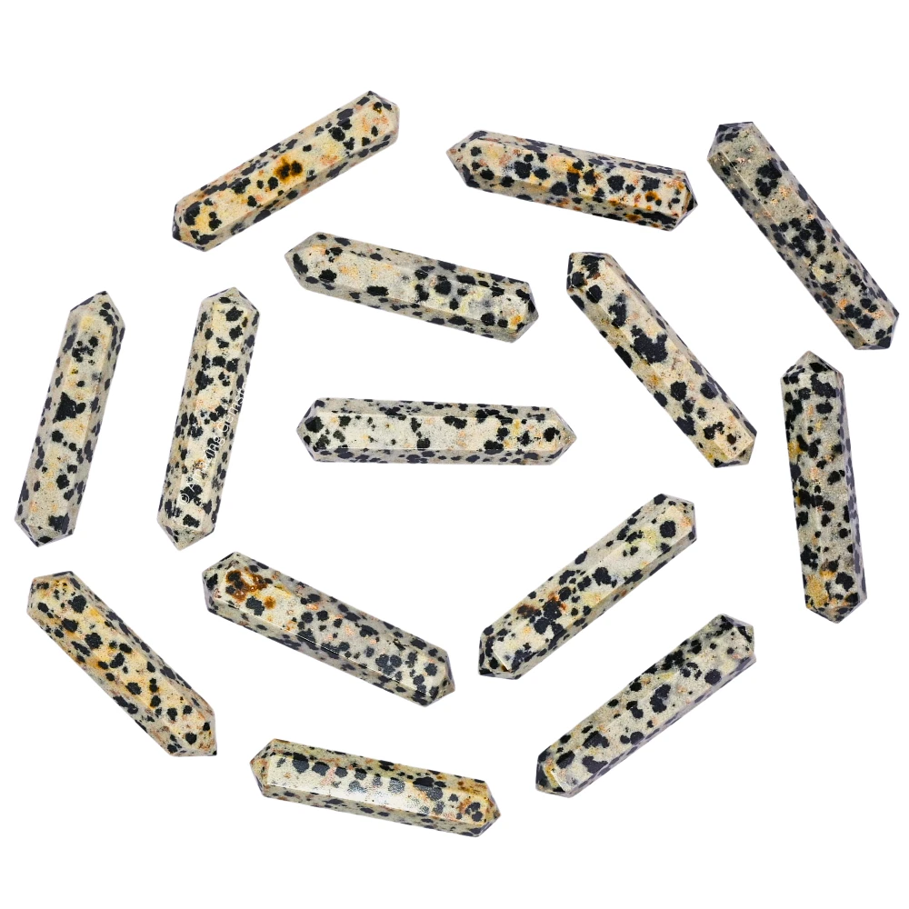Dalmatian Jasper Pencil Points (Double Terminated)