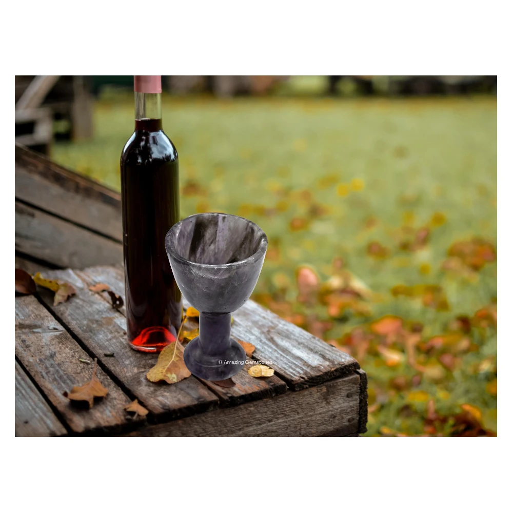 Amethyst Wine Glass
