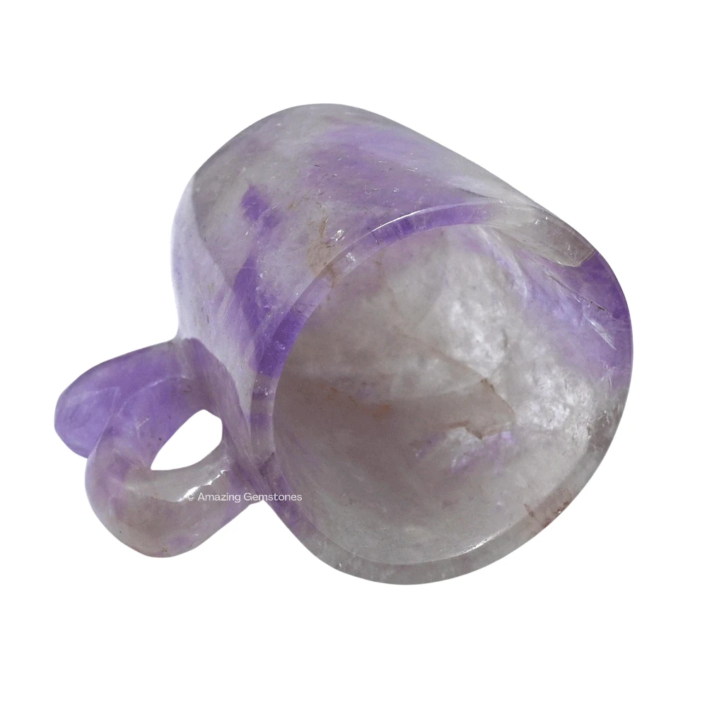 Amethyst Chevron Crystal Cups