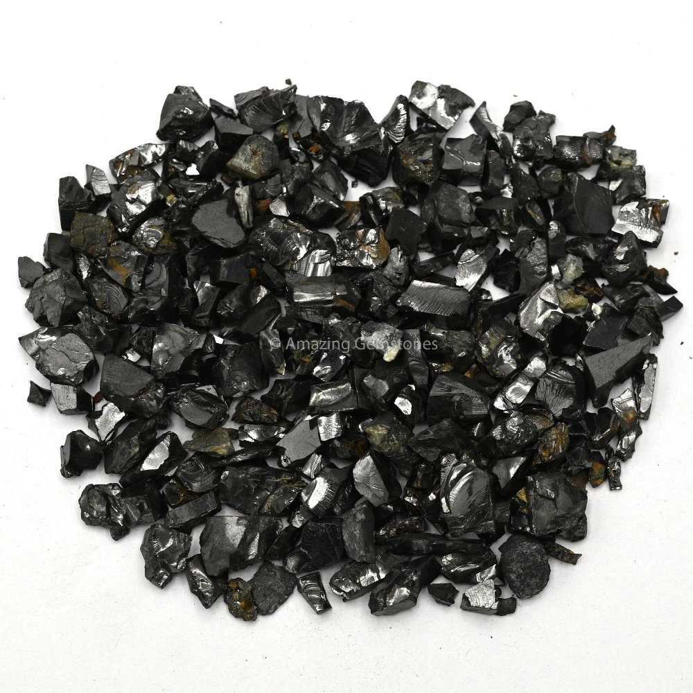 thumbnail image 2 of Elite Shungite Stones Chips - 25 Gram, Raw, For Water Purification, Authentic From Karelia Russia 2 of 11