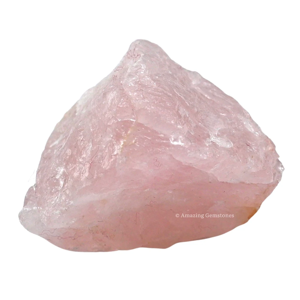 Star Rose Quartz Raw Crystals (5 Pieces)