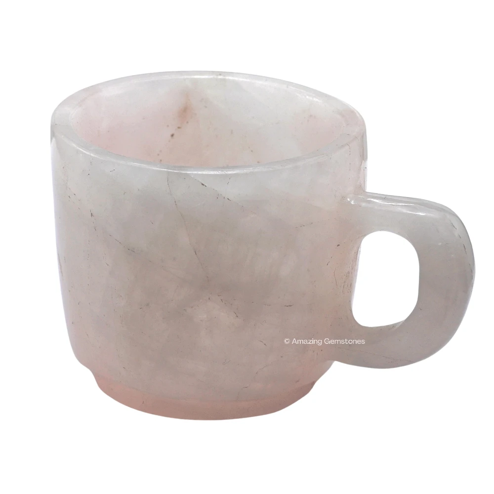 Rose Quartz Crystal Cups