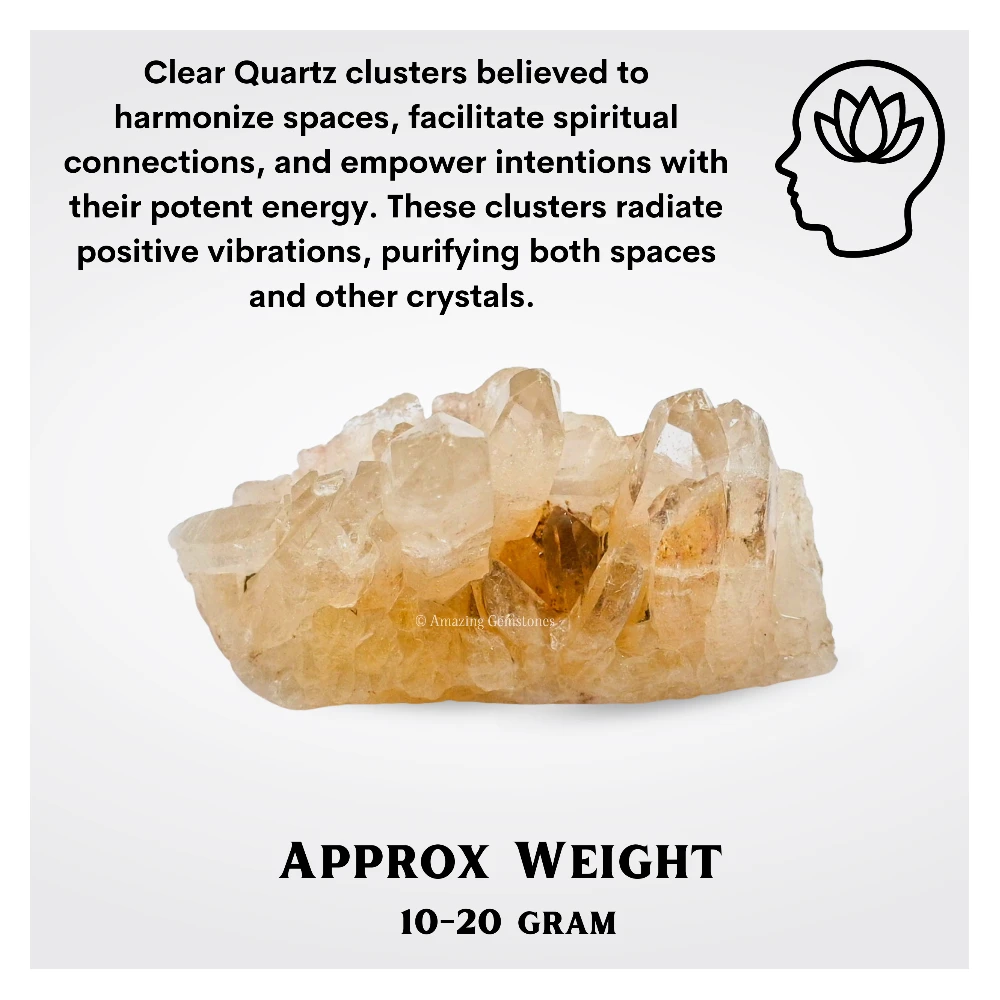 Clear Quartz Cluster (10-20 Gram)