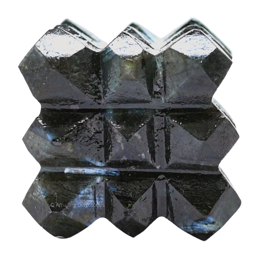 Labradorite Cube Pyramid